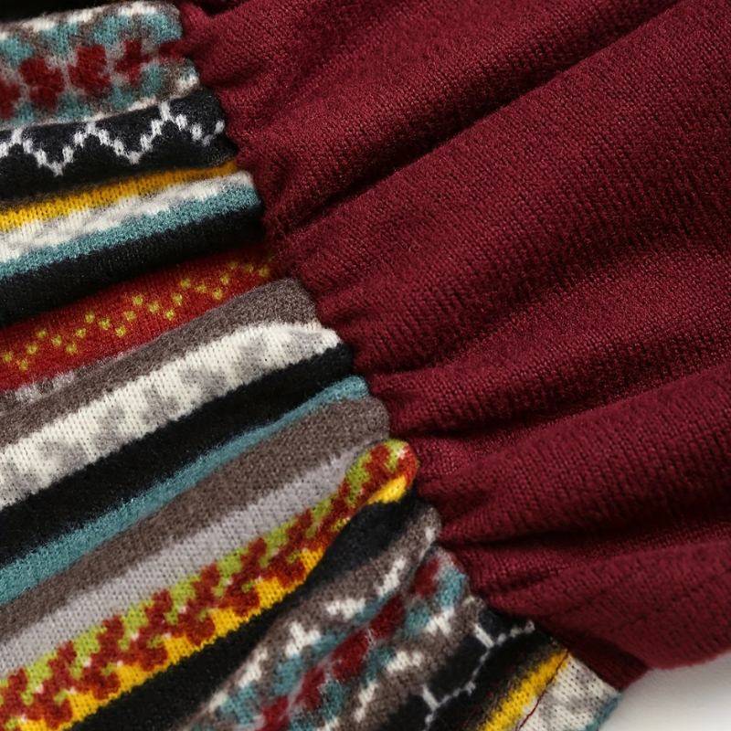 Patchworková mikina SIERRA Boho