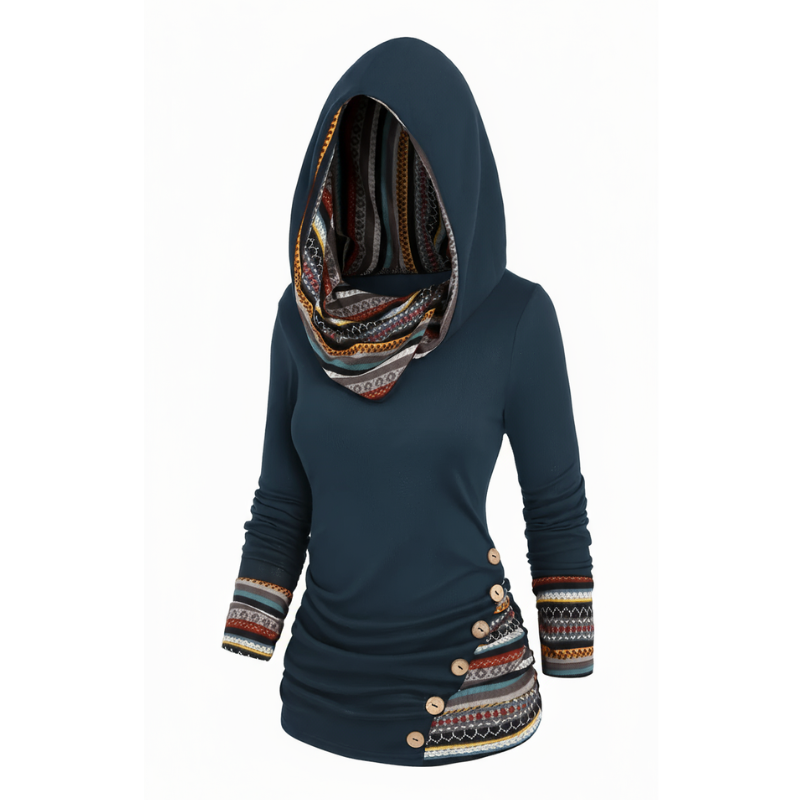 Patchworková mikina SIERRA Boho