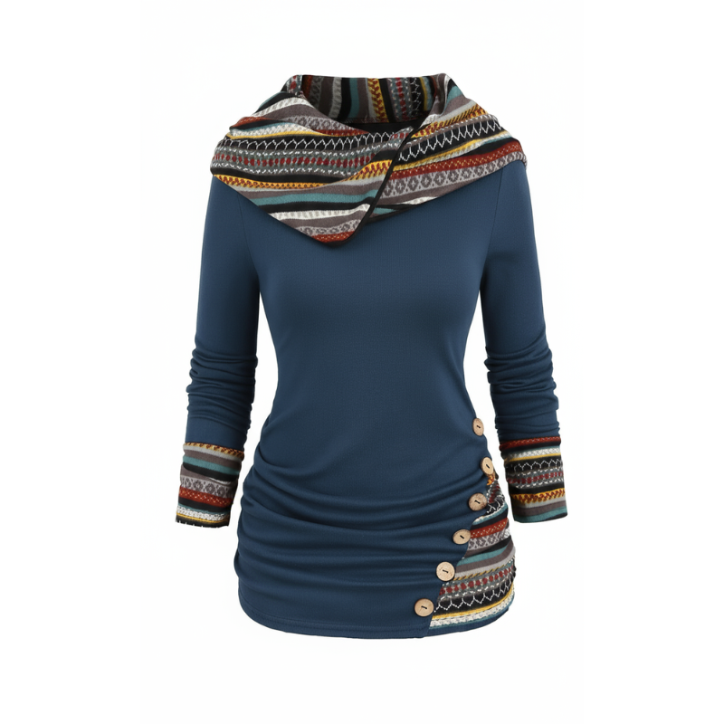 Patchworková mikina SIERRA Boho