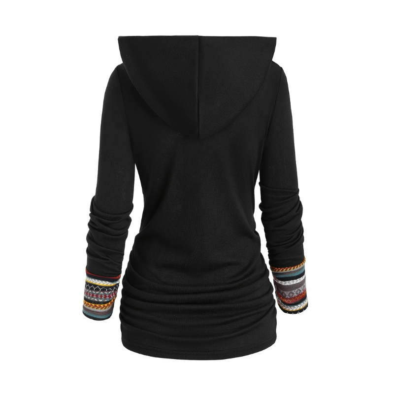 Patchworková mikina SIERRA Boho