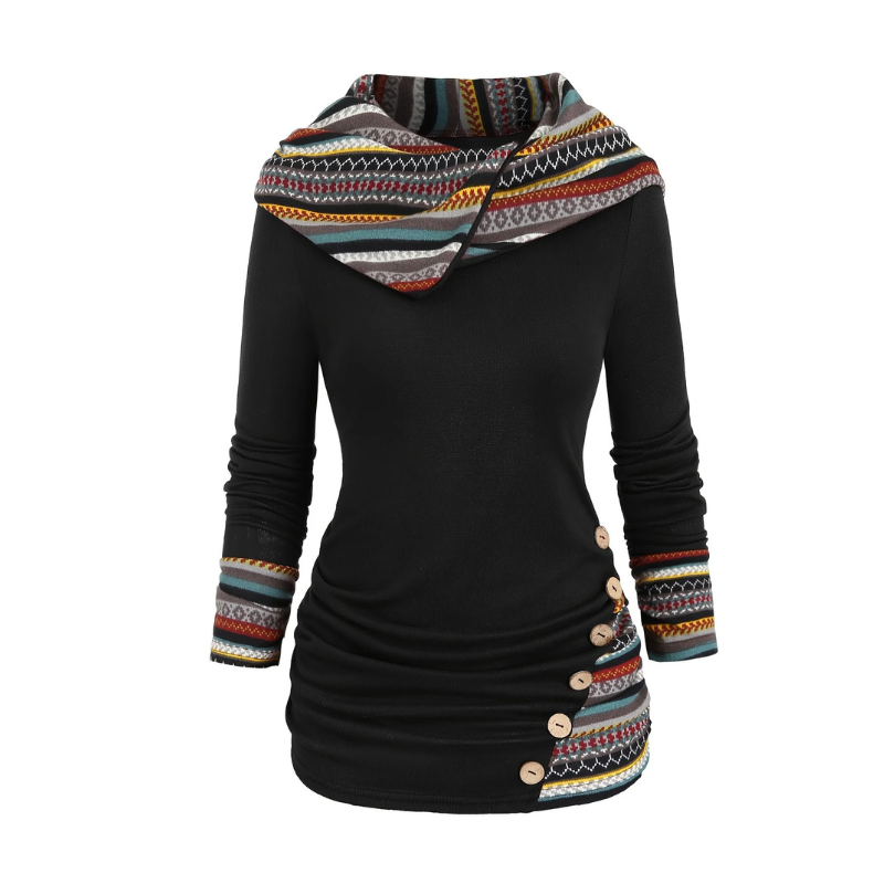 Patchworková mikina SIERRA Boho