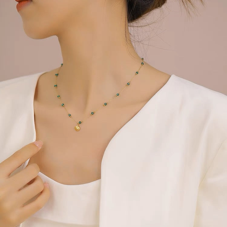 Seashell Charm Necklace