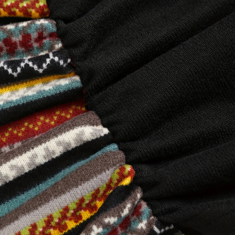 Patchworková mikina SIERRA Boho