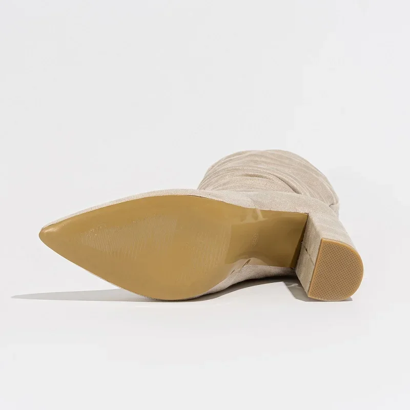 Semišové boty Serena Slouchy