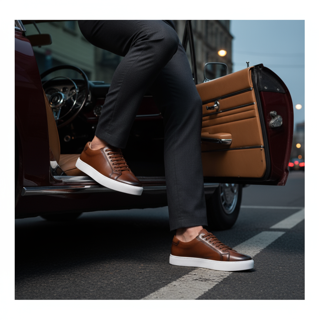 Kožené nízké topy Westbridge