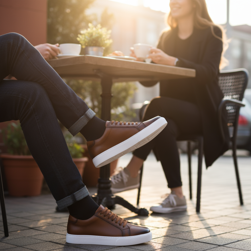 Kožené nízké topy Westbridge